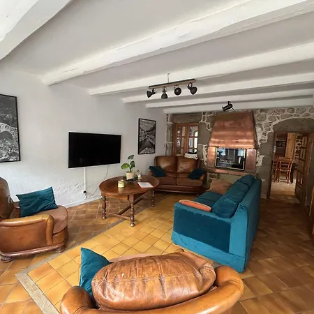 Casa de Férias Mas Peyrou 4 Etoiles Avec Piscine Privee Chauffee Et Jacuzzi Jaujac